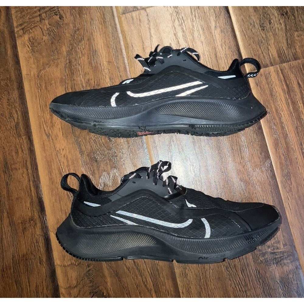 Nike Air Zoom Pegasus 37 Shield Black Anthracite CQ8639-001 Women's Size 8.5